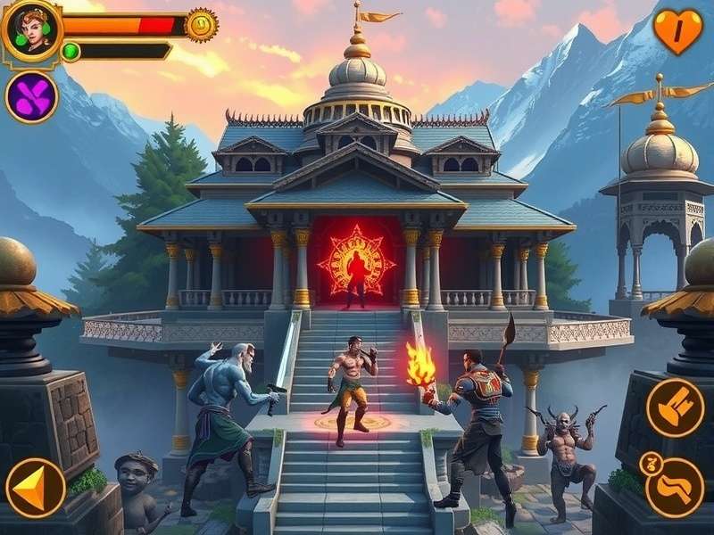Enchanted Shiva Wanderlust gameplay screenshot showing Himalayan temple